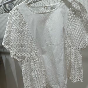 Madewell Eyelet Top